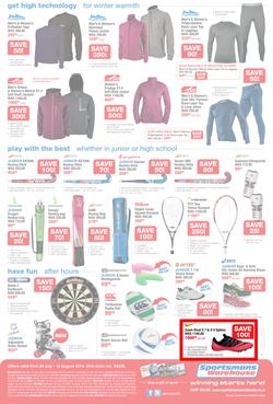 Sportsmans Warehouse : Sports Value Starts Here (24 Jul - 10 Aug 2014), page 4