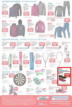 Sportsmans Warehouse : Sports Value Starts Here (24 Jul - 10 Aug 2014), page 4