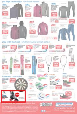 Sportsmans Warehouse : Sports Value Starts Here (24 Jul - 10 Aug 2014), page 4