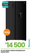 Hisense 508L Black Mirror Fridge H670SMIB 20-471