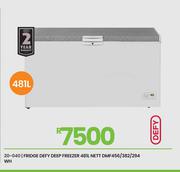 Defy 481L Nett WHT Deep Freezer/Fridge DMF456/382/294 20-040