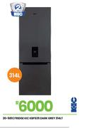 KIC 314L Dark Grey Fridge KBF635 20-589