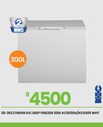 KIC 300L WHT Deep Freezer/Fridge KC0030A/KCG305 20-263