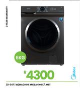 Midea 6Kg F/L Met Washing Machine 22-347