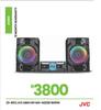 JVC 1600W Mini HiFi MX-N222B 23-801
