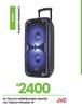 JVC 12" Home Theatre Trolley Speaker XS-N518PB 23-764