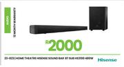 Hisense BT Sub 480W Home Theatre Sound Bar HS3100 23-823