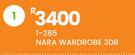 Nara 3 DR Wardrobe 1-285