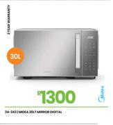 Midea 30L Mirror Digital Microwave 24-243