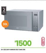 Defy 30L Mirror Microwave DMO 390 24-222