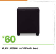 Leather Touch Ottoman (Small) 40-852