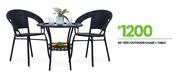 Outdoor Chair + Table 40-1201