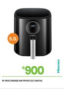 Hisense 5.2Ltr Digital Air Fryer 19-004