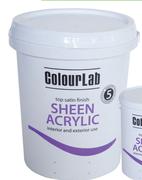 Colourlab Sheen Acrylic Grecian White Multi Surface Sheen Paint-5L