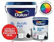 Dulux Brilliant White Acrylic PVA Matt Interior/Exterior Wall Paint-5L