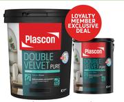 Plascon Double Velvet White Interior Wall Paint-20L