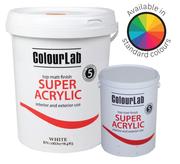Colourlab Sheen Acrylic White Interior/Exterior Matt Paint-5L