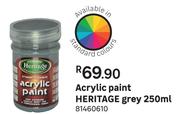 Heritage Grey Acrylic Paint-250ml