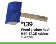 Heritage Rubber Wood Grainer Tool