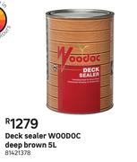 Woodoc Deep Brown Deck Sealer-5L
