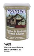 Gripseal Slasto & Natural Stone Sealer-5Ltr