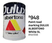 Dulux Albertono Paint Road Marking (White)-5Ltr