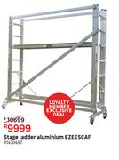 Ezeescaf Stage Ladder Aluminium