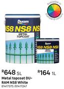 Duram Metal Topcoat NS8 (White)-1Ltr