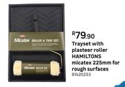 Hamiltons Trayset With Plasteer Roller Micatex 225mm For Rough Surfaces 