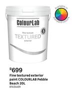 Colourlab Fine Textured Exterior Paint Pebble Beach-20L