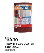Dexter Roll Wood G 80 2500 x 93mm