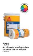 Sika Raintite Acrylic Waterproofing System Kit White-5L