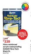 Duram Fibre Reinforced Acrylic Waterproofing Fibre Tech Black-5L