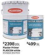 Plascon White Plaster Primer-20Ltr