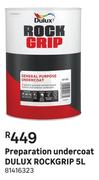 Dulux Rockgrip Preparation Undercoat-5Ltr