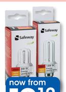 Safeway 18 Watt ES Energy Globe-Each
