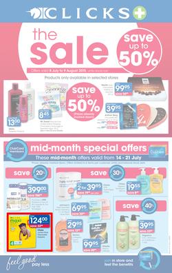Clicks : The Sale (8 Jul - 9 Aug 2015), page 1