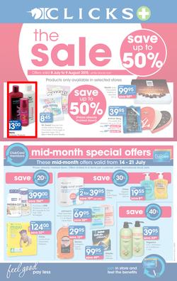 Clicks : The Sale (8 Jul - 9 Aug 2015), page 1
