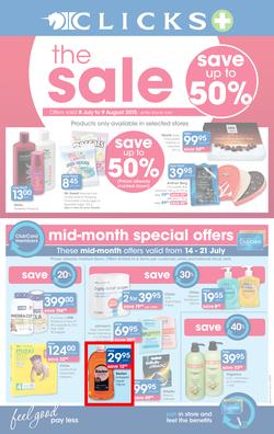 Clicks : The Sale (8 Jul - 9 Aug 2015), page 1