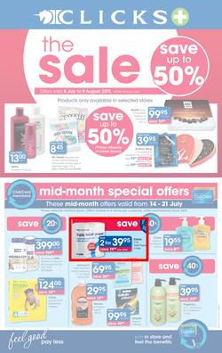 Clicks : The Sale (8 Jul - 9 Aug 2015), page 1