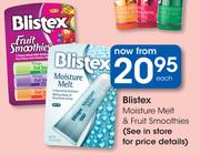 Blistex Moisture Melt & Fruit Smoothies-Each