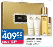 Elizabeth Taylor White Diamonds 4 Piece Gift Set-Per Set