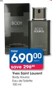 Yves Saint Laurent Body Kouros Eau De Toilette-100ml each690