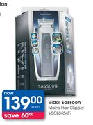 Vidal Sassoon Mains Hair Clipper VSCL8454E1