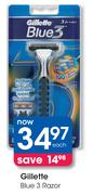 Gillette Blue 3 Razor-Each