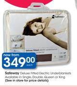 Safeway Deluxe Fitted Electric Underblankets-Each