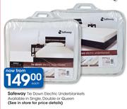 Safeway Tie Down Electric Underblankets-Each