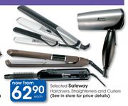 Safeway Hairdryers, Straighteners And Curlers-Each