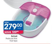 Scholl Pedicure Pink Foot Spa-Each