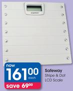 Safeway Stripe & Dot LCD Scale